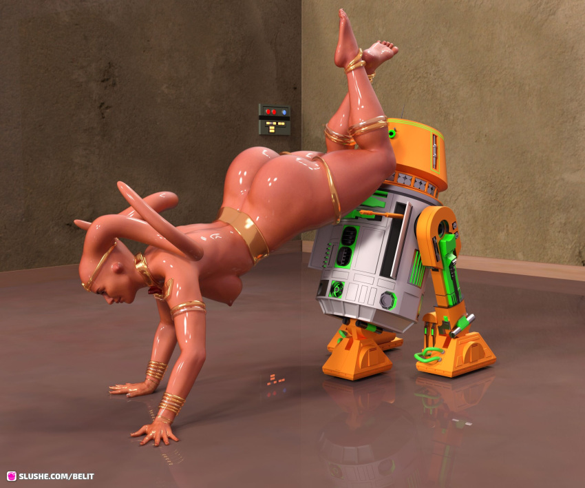 1girls 2022 3d belit droid fanart female indoors moxa_(belit) nude nude_female robot slushe_(website) star_wars twi'lek