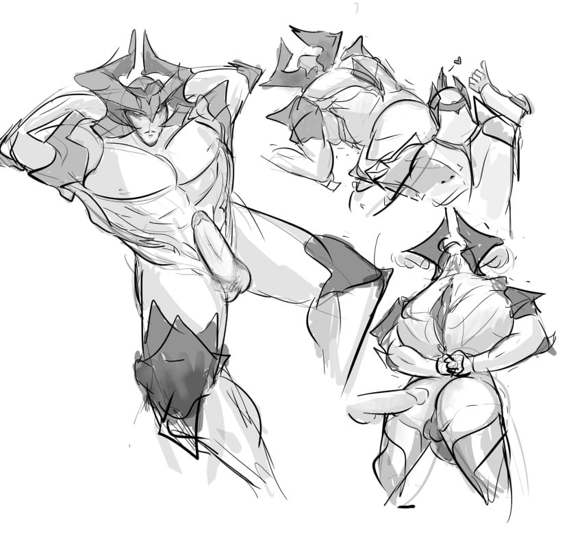 2boys aatrox ass dick erection galio gay ghastlycold league_of_legends male male_only muscles muscular muscular_male nude pecs rimjob rimming riot_games sex tagme