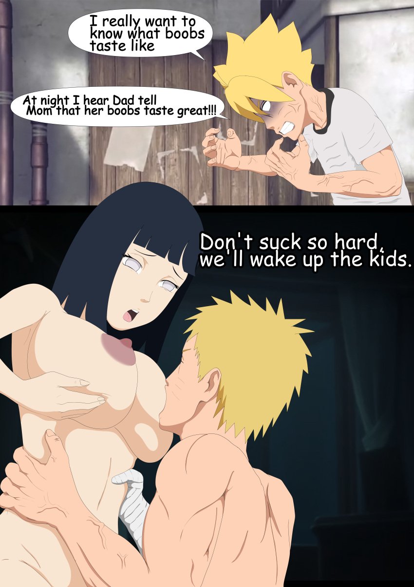 1girls 2boys angry angry_face bandaged_arm bandages before_and_after biceps big_breasts blank_eyes blunt_bangs bob_cut boruto:_naruto_next_generations breast_grab breast_hold breast_squeeze breast_sucking breasts clenched_teeth clothed_male commentary completely_naked completely_nude completely_nude_female couple dark dark_room day duo duo_focus envy espectroh father father_and_son fondling fondling_breast frustrated huge_breasts hyuuga_hinata indoors irritated jealous jealousy large_breasts male/female male_with_female moan moaning mother mother_and_son multiple_boys multiple_males muscles muscular muscular_male naked naruhina naruto naruto_(series) night nipple_sucking nude nude_female nude_male outdoors purple_hair sex shirt son speech_bubble straight sucking_nipples text torso_grab uzumaki_boruto uzumaki_naruto vein veiny_arms veiny_muscles violet_eyes waist_grab whisker_markings whiskers yellow_hair