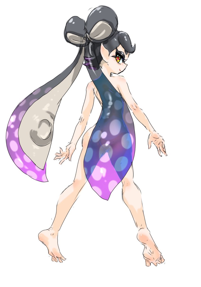 callie_(splatoon) completely_nude convenient_censoring female inkling inkling_girl koharuno2 splatoon splatoon_(series) tagme tentacle_hair twintails