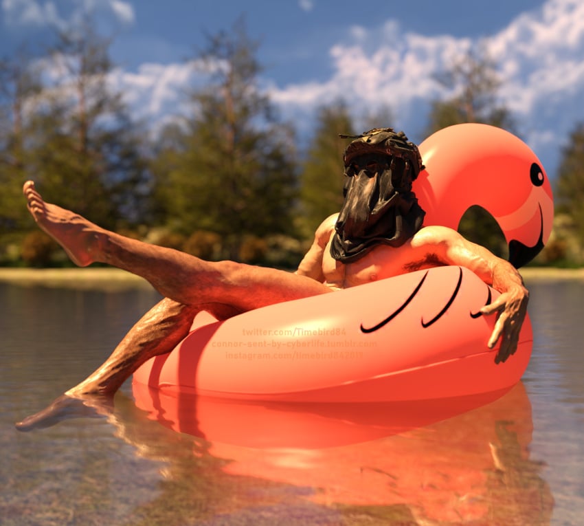 1boy 1human 3d 3d_model activision call_of_duty call_of_duty_modern_warfare_2_(2022) floatie konig male male_focus male_only male_pov masked masked_male outdoor_nudity outdoors playful timebird84_(artist)