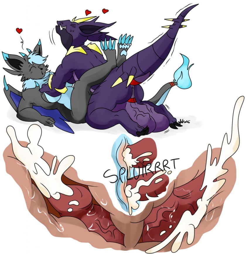 anthro anthrofied blush charizard claws closed_eyes cum cum_in_pussy cum_inside diphallia diphallism eevee furry fusion giratina hemipenes mega_charizard_x multi_penis nakadashi nelsonnoir nidoking penis pokemon pokemon_(species) pokemon_dppt pokemon_rgby pokemon_xy scalie