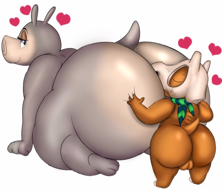 absurd_res anthro ass balls big_butt capikeeta cubone dreamworks duo emad_the_cubone female feral genitals gloria_the_hippopotamus hi_res huge_butt madagascar_(series) male nintendo pokémon_(species) pokemon pokemon_(species) video_games