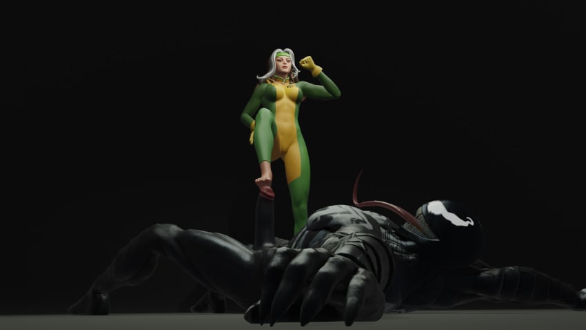 1boy 3d anna_marie big_breasts big_penis bodysuit domination feet female female_on_top femdom fortnite marvel muscular_female muscular_male rogue_(fortnite) rogue_(x-men) spider-man_(series) venom_(marvel) x-men