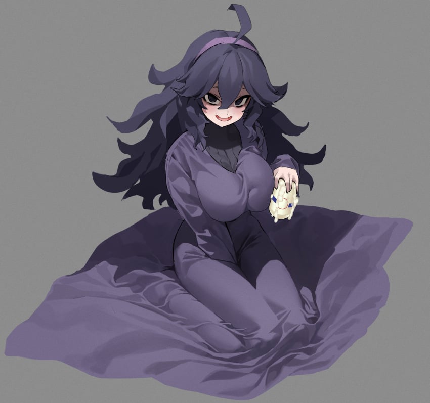 absurd_res alternate_breast_size big_ass big_breasts blush crazy_eyes dress fat_ass hand_between_legs hand_on_pussy hex_maniac highres holding holding_object hourglass_figure huge_ass huge_breasts lactation large_ass large_breasts long_hair looking_at_viewer milk mx2j_(nsh6394) oversized_clothes pokemon purple_hair seductive seductive_eyes seductive_gaze seductive_look seductive_mouth seductive_pose seductive_smile sexually_suggestive smile smiling_at_viewer thick_ass thick_thighs voluptuous wide_hips