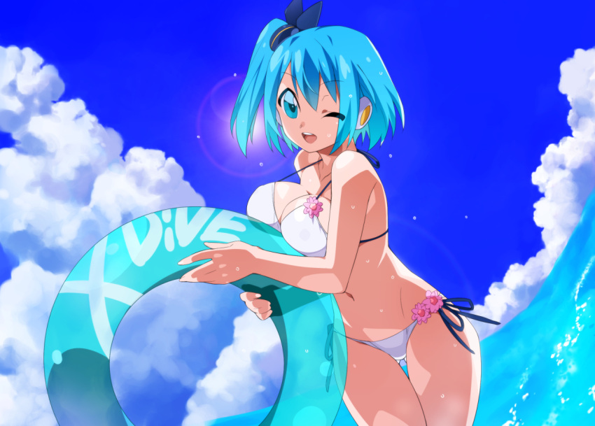 big_breasts bikini kaidou_zx mega_man mega_man_x_dive rico_(mega_man) tagme