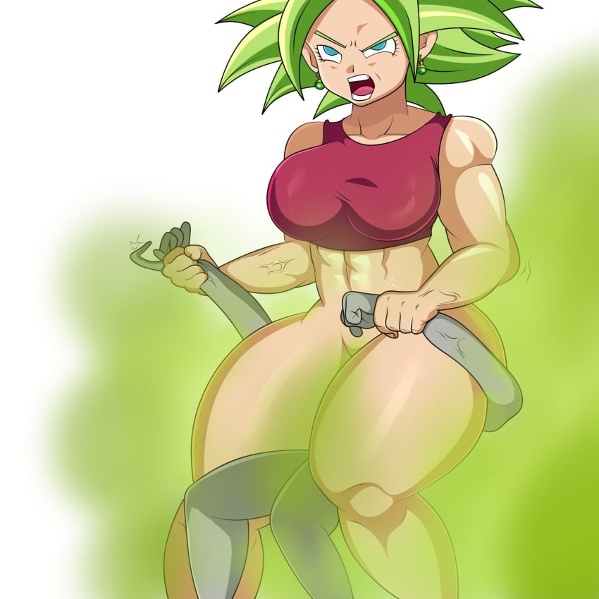 1girls abs dragon_ball dragon_ball_super dragon_ball_z facefart facesitting fart fart_fetish farting farting_in_face fartkami female femdom kefla thick_thighs thighs