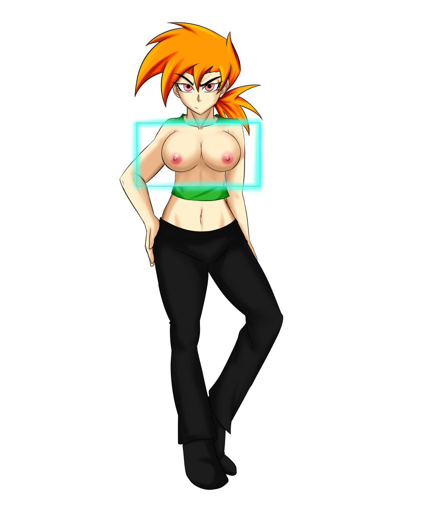 breasts orange_hair sodaska straight_hair tagme the_fairly_oddparents vicky_(fairly_odd_parents) x-ray