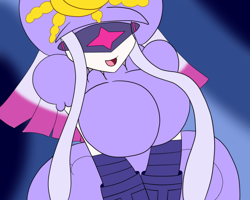 1girls bandai_namco big_breasts breasts cute digimon digimon_ghost_game drearieralloy female huge_breasts humanoid jellyfish jellyfish_humanoid marine marine_humanoid solo tagme thetismon toei_animation