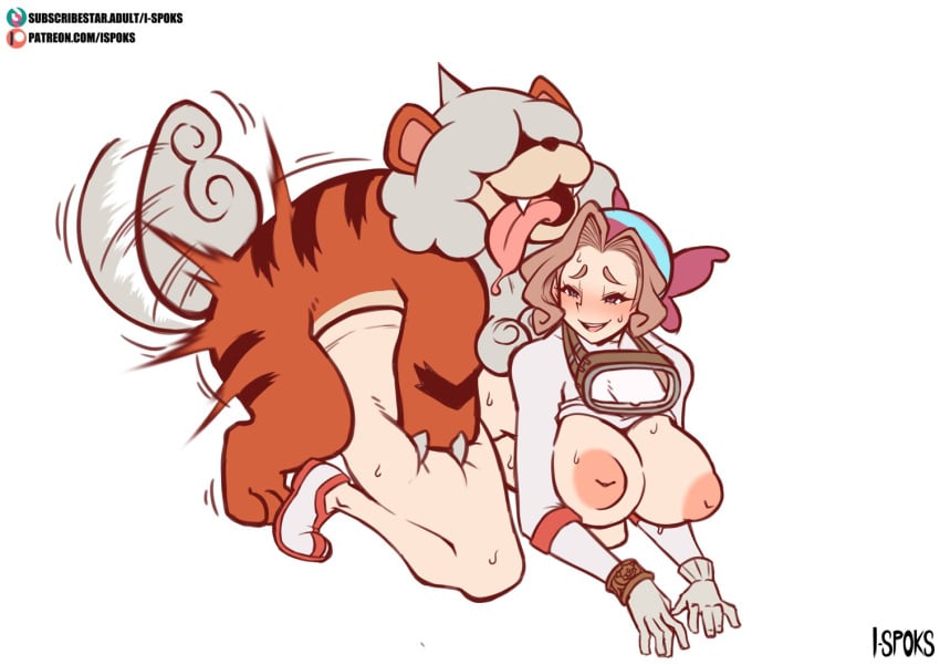 1boy 1girls 2022 ambiguous_penetration big_breasts blush bodily_fluids breasts duo female female_penetrated feral feral_penetrating feral_penetrating_human growlithe hisuian_form hisuian_growlithe human human_on_feral human_penetrated ilustretsspoks interspecies male male/female male_penetrating male_penetrating_female mammal nintendo open_mouth palina_(pokemon) penetration poképhilia pokemon pokemon_legends:_arceus pokephilia regional_form_(pokémon) sex sweat sweatdrop tongue tongue_out zoophilia