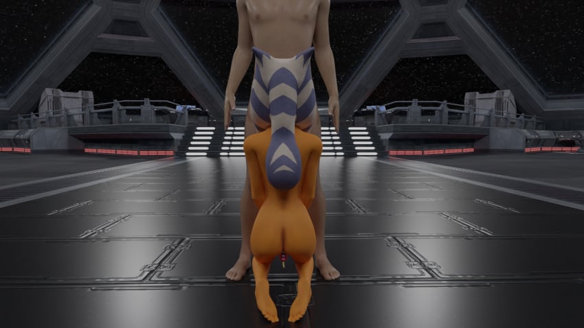 3d ahsoka_tano airress3d_(3d-modeller) anakin_skywalker anal_beads cheating sex_toy sokein star_wars the_clone_wars:_season_seven