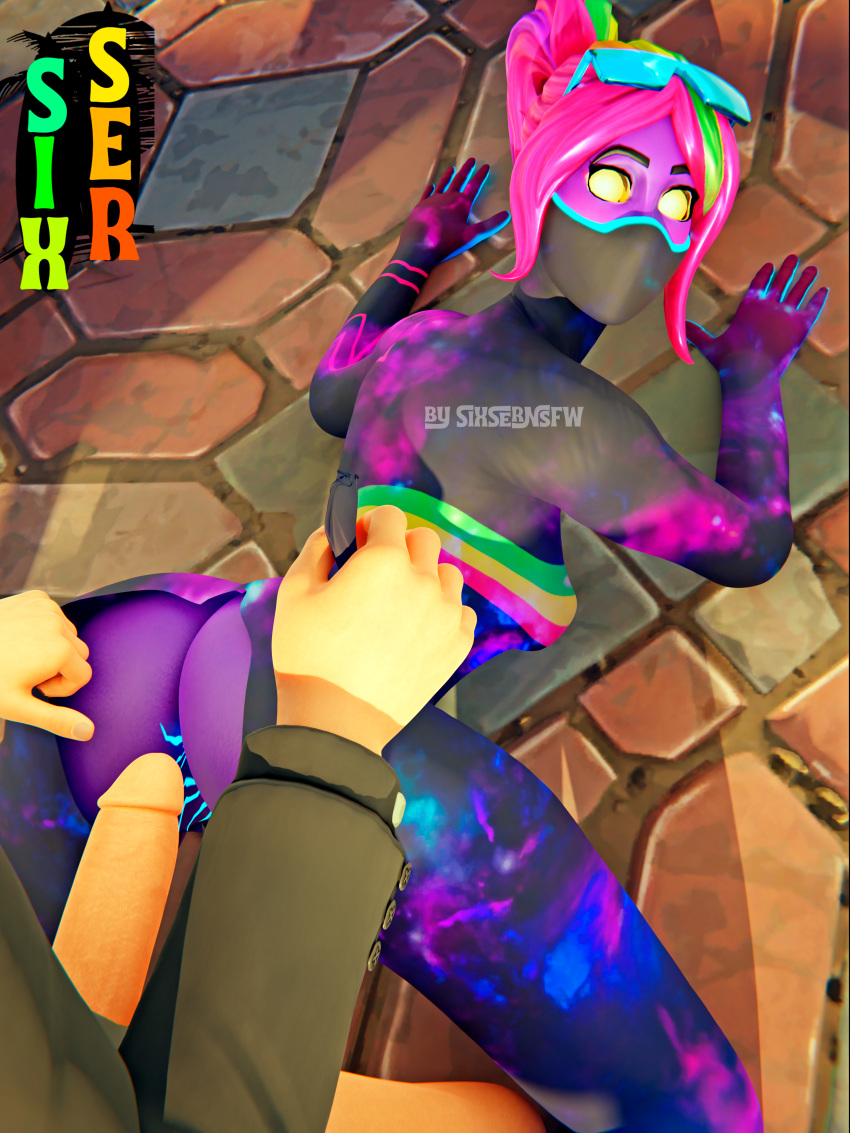 1girls anal anal_insertion anal_sex clothes_removed fortnite fortnite:_battle_royale galaxia_(fortnite) public public_sex reaper_(fortnite) sex sixser unseen_male_face