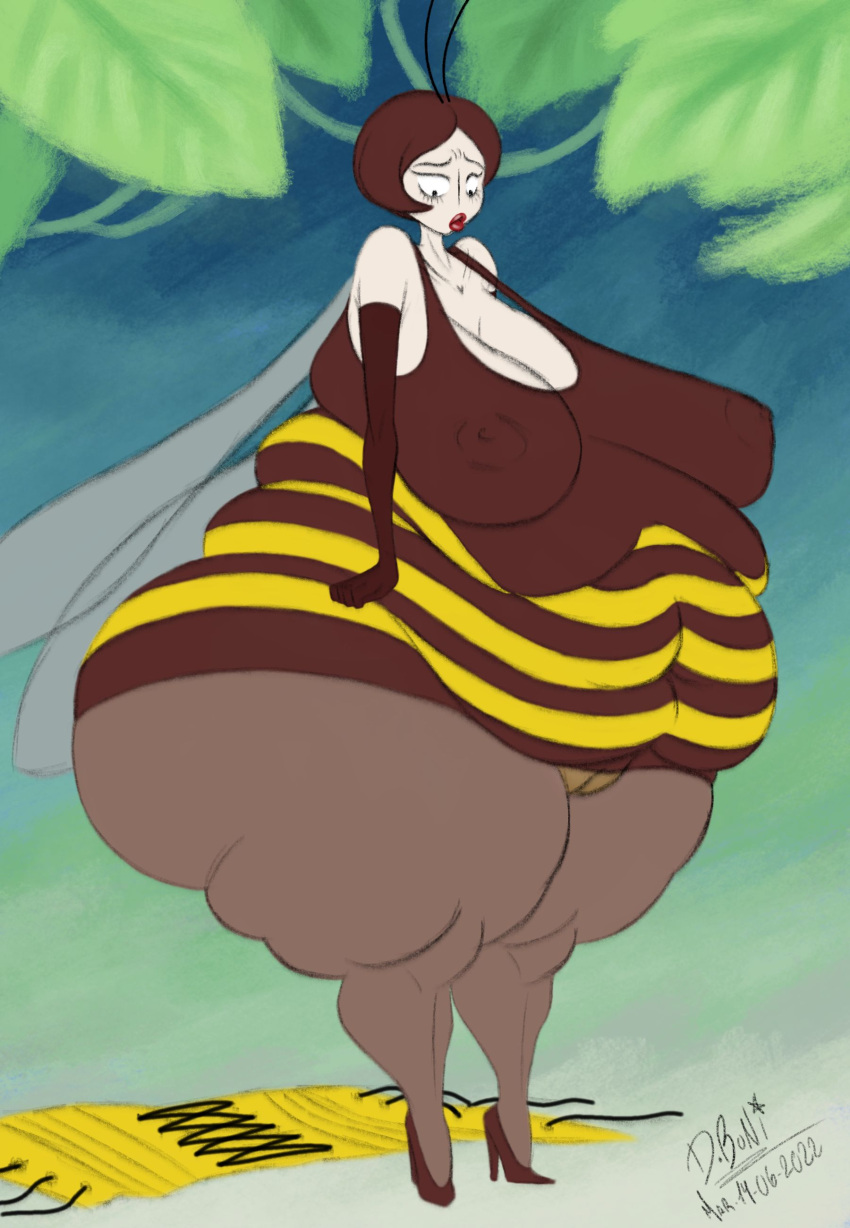 1girls big_butt fat fat_female fat_woman female female_only human_version merrie_melodies obese obese_female solo warner_brothers wasp wasp_girl