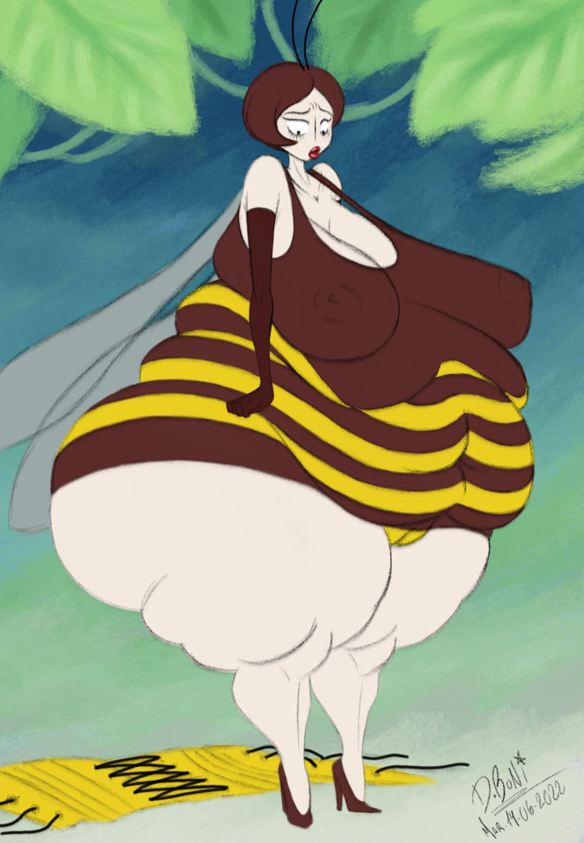 1girls big_breasts big_butt fat fat_female fat_woman female female_only human_version merrie_melodies obese obese_female solo warner_brothers wasp wasp_girl