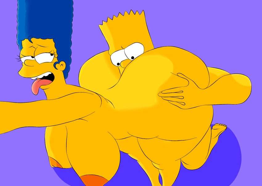 ahe_gao bart_simpson blue_hair cheating_with_son eating_ass huge_ass huge_breasts incest marge_simpson mkkstt8 mother_and_son pleasure_face secretly_loves_it sex sexy_pose son_with_benefits the_simpsons tongue_out voluptuous_female yellow_body