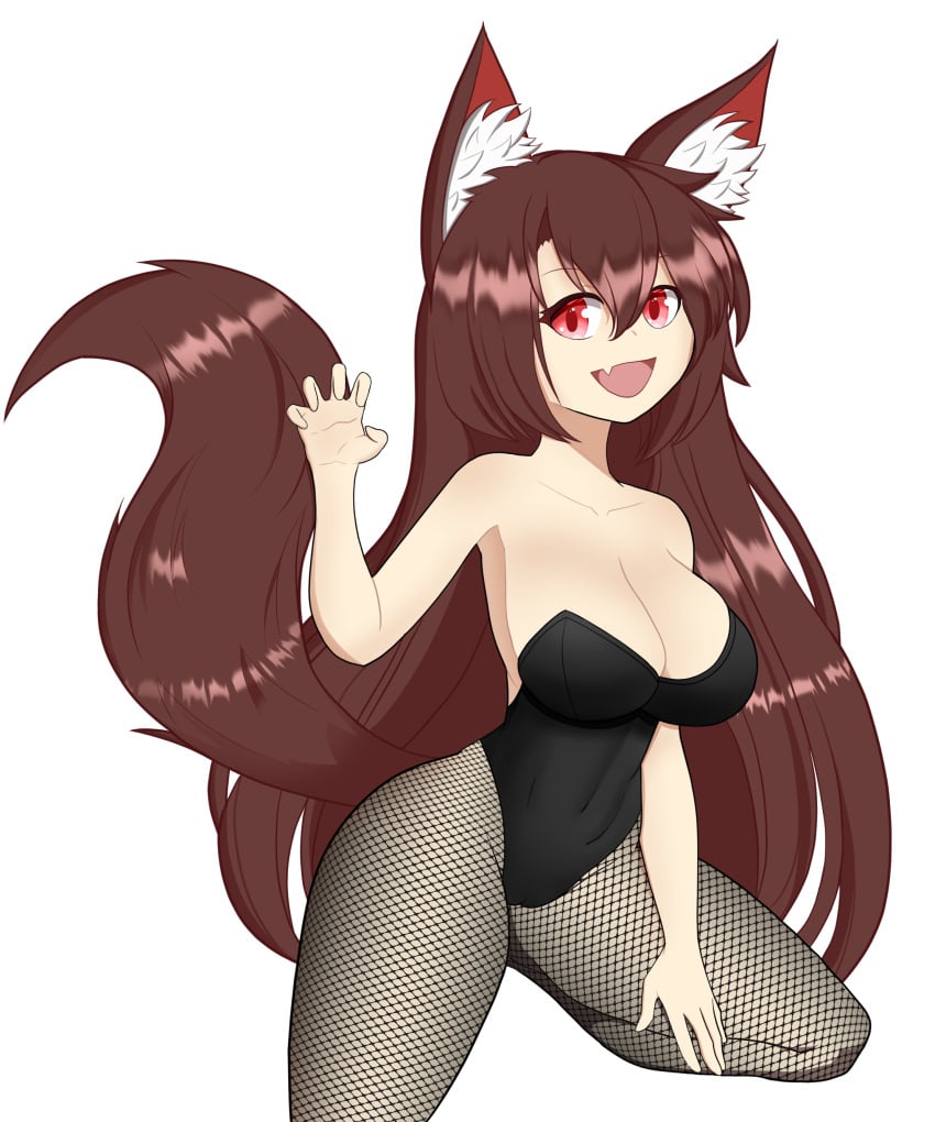 breasts bunnysuit cleavage darkwrath imaizumi_kagerou kagerou_imaizumi playboy_bunny tagme touhou