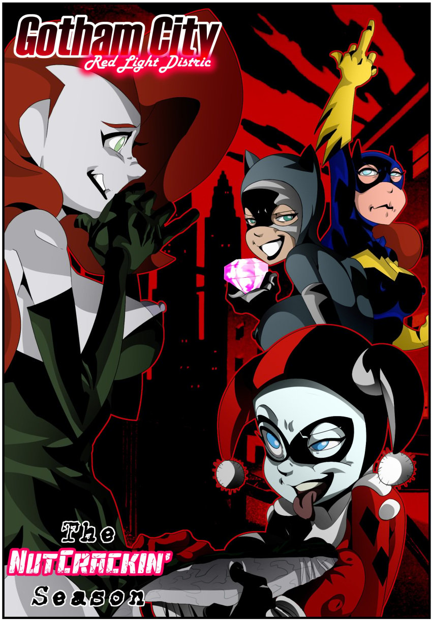 1futa 2022 3girls batgirl batman:_the_animated_series batman_(series) big_breasts breasts catwoman catwoman_(dcau) comic comic_cover dc_comics dcau drpepsi erection_under_clothes female futa_with_female futanari harley_quinn harley_quinn_(classic) middle_finger multiple_girls nipple_slip nipples penis pepsiminus poison_ivy poison_ivy_(dcau) superheroine tagme the_new_batman_adventures villain villainess