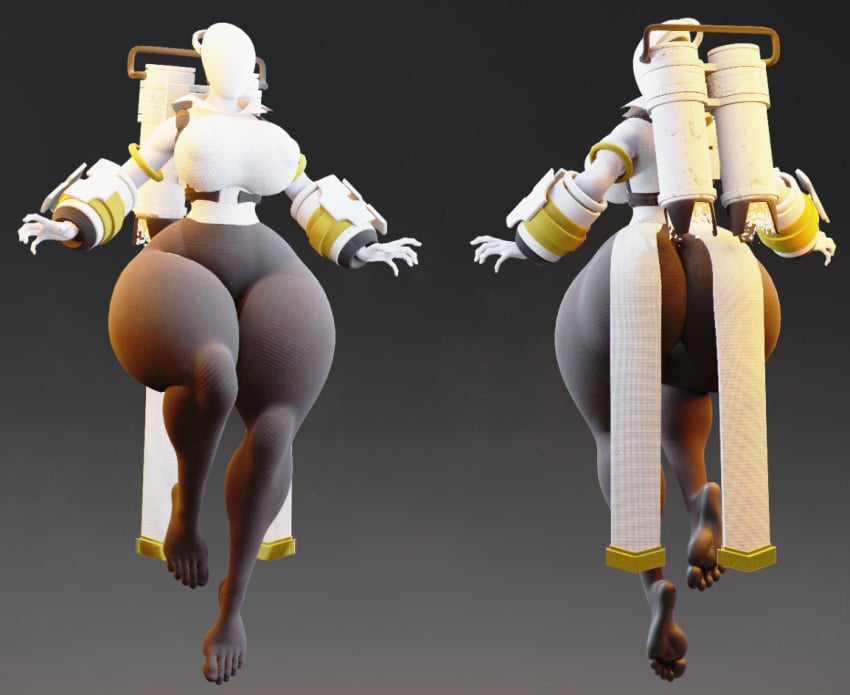 1girls artificer_(risk_of_rain) big_ass big_breasts curves curvy curvy_body curvy_female curvy_figure curvy_hips female giant_ass giant_breasts half_naked huge_ass large_ass nipple_bulge risk_of_rain risk_of_rain_2 round_ass rumakis thick_thighs thin_waist wide_hips wide_thighs