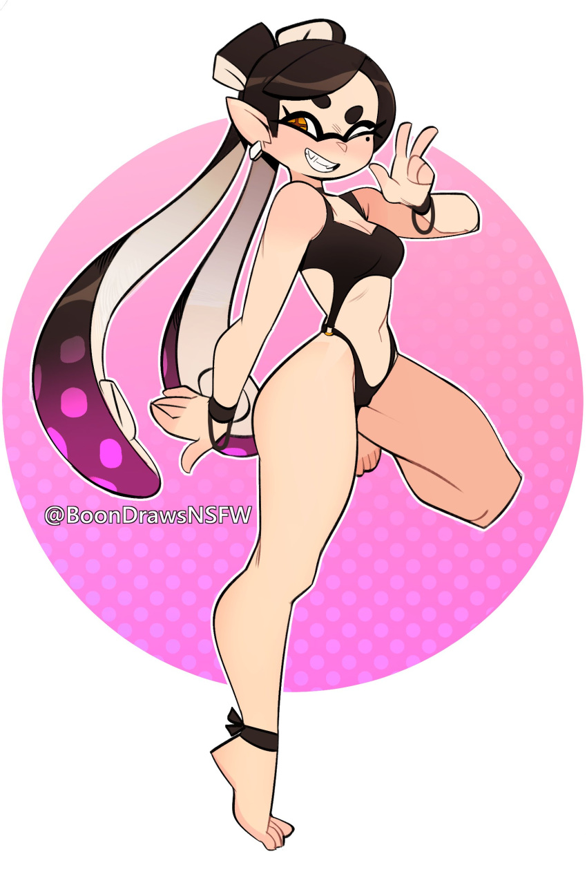 boondraws boonsky callie_(splatoon) girl inkling one-piece_swimsuit skinny splatoon swimsuit