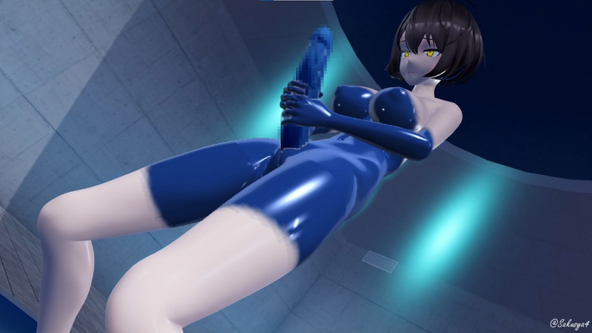 1futa 3d areolae big_breasts big_penis breasts dutch_angle erection futa_only futa_sans_balls futanari goo goo_penis goo_transformation large_penis low-angle_view masturbation nipples nude penis sakusya4 slime solo standing transformation two-handed_masturbation