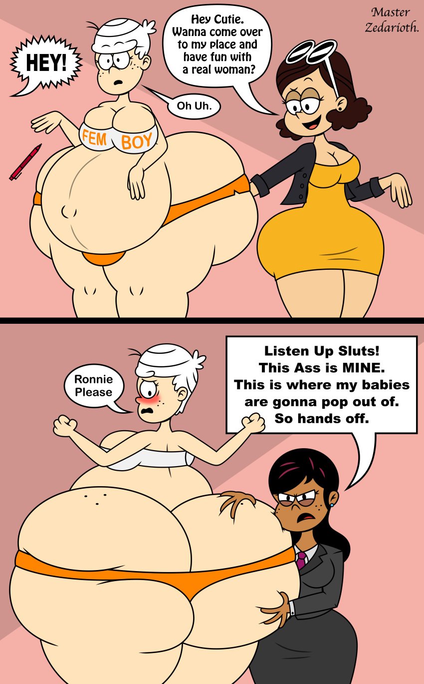 aged_up ass_cleavage ass_grab ass_in_dress big_ass big_breasts booty_shorts bubble_butt butt_crack butt_squeeze face_in_ass femboy femboy_hooters feminine_male giant_ass huge_ass lincoln_loud male_pregnancy male_with_breasts master_zedarioth mpreg pregnant pregnant_femboy pregnant_male ronnie_anne_santiago the_loud_house thicc_qt tight_clothing wide_hips