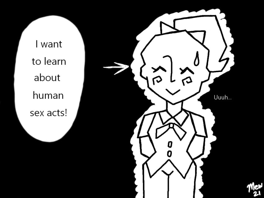 1girls 2d clothed clothing comic comic_page dialogue female female_focus female_only female_solo mew_arts_(artist) ponytail scp scp-5094 scp_foundation solo solo_female speaking speech_bubble tagme talking text white_hair white_skin