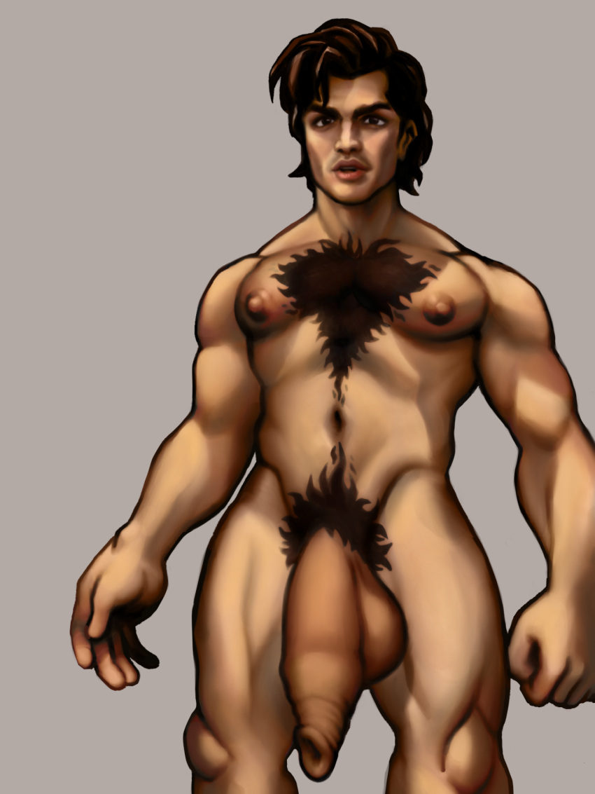 1boy big_nipples big_pecs big_penis bluemoonbroski body_hair brown_eyes brown_hair celebrity flaccid_penis foreskin foreskin_overhang hairy_chest human hyper_penis intact joe_keery long_foreskin male male_nipples male_only male_pubic_hair manly muscles muscular_male nude_male pecs penis smooth_penis solo steve_harrington stranger_things uncut unretracted_foreskin