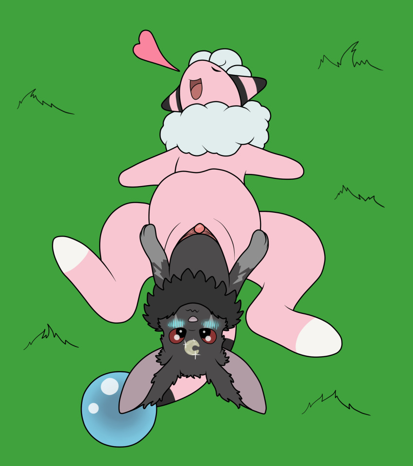 black_body clitoris duo eeveelution female female_penetrated feral_unbirthing_feral flaaffy grisouille hi_res jolteon larger_penetrated male male/female male_penetrating male_penetrating_female nintendo penetration pink_body pokémon_(species) pokemon size_difference sleeping smaller_male unbirthing vaginal_penetration video_games vore