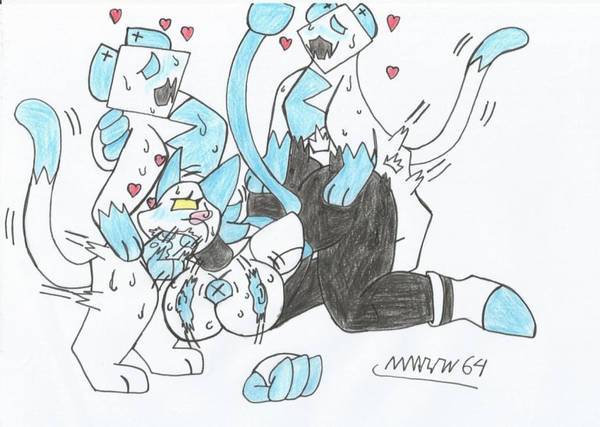 1girls 2boys ambiguous_penetration antrho blowjob breast color deltarune feral feral_on_anthro feral_on_female feral_penetrating furry oral penetration sex spitroast tagme tasque tasque_(animal) tasque_manager_(deltarune) threesome traditional_media_(artwork) undertale_(series) vagina zoophilia