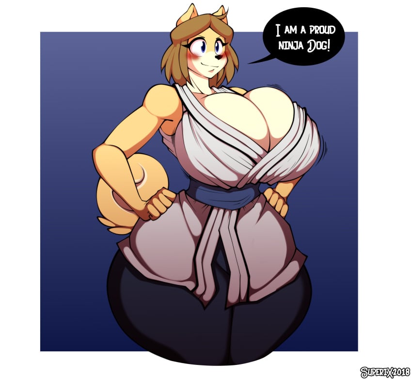 1girls 2018 5_fingers abstract_background absurd_res anthro anthro_only anthrofied armpits bare_shoulders big_breasts black_nose blue_eyes blush bouncing_breasts breast_jiggle breasts brown_body brown_fur brown_hair busty canid canine canis cleavage clothed clothing cosplay crossover curvaceous curvy curvy_body curvy_female curvy_figure dialogue digital_drawing_(artwork) digital_media_(artwork) domestic_dog english_text eyelashes female female_focus female_only fingers fur furry furry_only hair hand_on_hip hands_on_hips hi_res hourglass_figure huge_breasts humanoid jiggle jiggling jiggling_breasts june_(jinu) large_breasts mammal mature_anthro mature_female milf naruto shiba_inu short_hair short_tail simple_background slim_waist small_waist smile solo solo_female spitz superix tail text thick thick_thighs thighs top_heavy tsunade_(cosplay) two_tone_body two_tone_fur voluptuous wide_hips