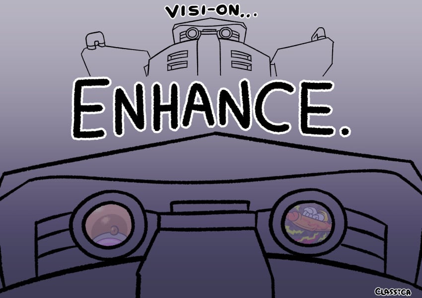 classica_p dialogue e-123_omega eye_reflection face_closeup featureless_face glistening glistening_eyes handles handles_on_shoulders hi_res humanoid machine male mouthless non-human reflection robot rouge_the_bat sega shadow_the_hedgehog solo sonic_(series) sonic_the_hedgehog_(series) text toony vents watching_from_afar