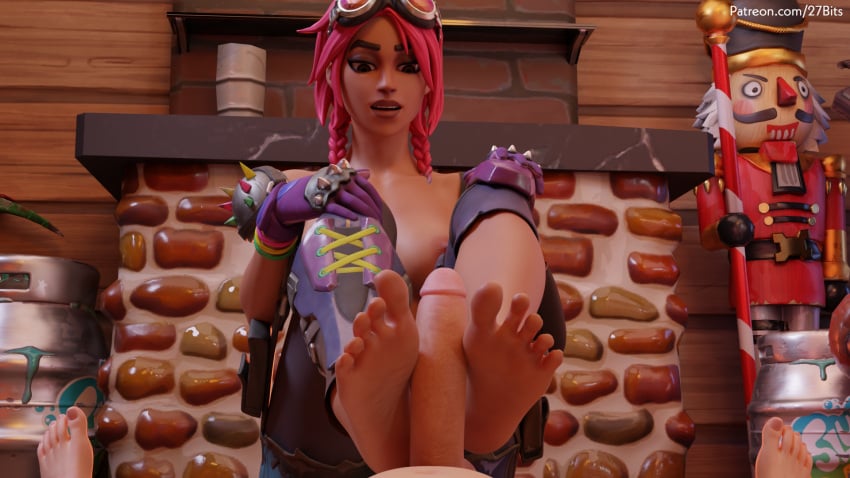 27bits brite_raider feet foot_fetish foot_focus foot_play footjob fortnite fortnite:_battle_royale raptor_(fortnite) soles toes