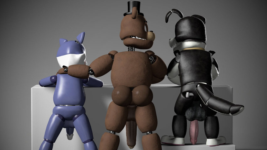 ass bear border_collie butt candy_(fnac) canid canine cat dog domestic_cat domestic_dog doug_(tnar) felid feline five_nights_at_candy's five_nights_at_freddy's five_nights_at_freddy's_2 freddy_(fnaf) gay male male_only those_nights_at_rachel's toy_freddy_(fnaf) yaoi