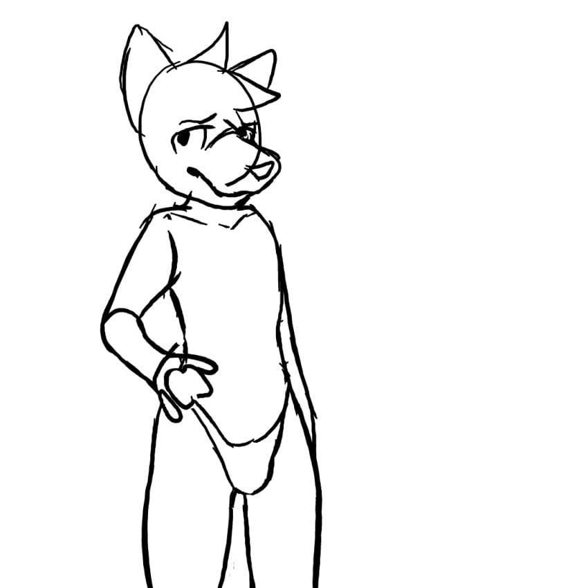 animated anthro bulge canid canine clothing cuntboy cuntboy_transformation embarrassed gender_transformation intersex male mammal mti_transformation nude penis_to_vagina_tf solo spardu tagme transformation wardrobe_malfunction wide_hips