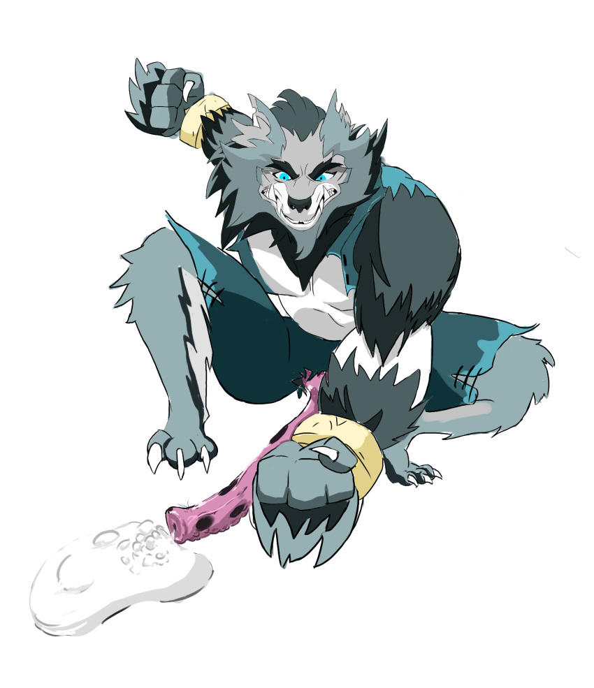 brawlhalla erect_penis erection horsecock mordex_(brawlhalla) werewolf