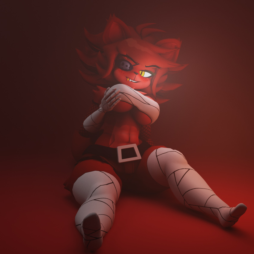 3d abs belt big_breasts cally3d clazzey cryptiacurves eyepatch fangs fazclaire&#039;s_nightclub female fexa fexa_(cryptia) five_nights_at_freddy&#039;s fnaf foxy_(cally3d) foxy_(fnaf) fredina&#039;s_nightclub glowing_eyes red_fur red_hair scottgames sitting solo tagme thick_thighs thighhighs underboob yellow_eyes