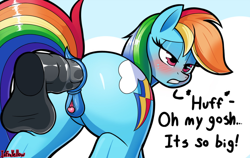 anal anal_sex anus equine_anus equine_penis equine_pussy friendship_is_magic hasbro horse_penis infrayellow my_little_pony penis puffy_anus pussy rainbow_dash_(mlp) smooth_skin vulva