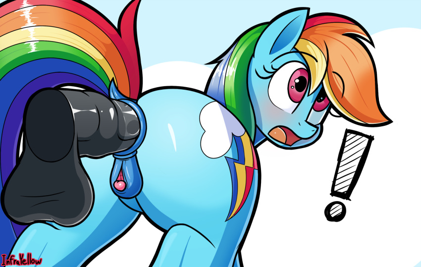 anal anal_sex anus equine_anus equine_penis equine_pussy friendship_is_magic hasbro horse_penis infrayellow my_little_pony penis puffy_anus pussy rainbow_dash_(mlp) smooth_skin suprised vulva