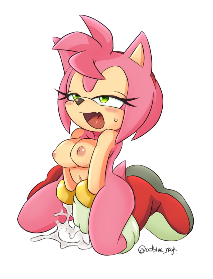 1girls 2017 ahe_gao amy_rose big_breasts blush boots bracelet breasts clothing colored completely_nude coolblue edit excessive_pussy_juice exposed_torso eyes_half_open female female_masturbation fingering_self footwear gloves hairband half-closed_eyes hands_on_crotch handwear hedgehog implied_masturbation jewelry kneeling looking_pleasured mammal masturbation mostly_nude naked navel nipples no_panties open_mouth orgasm_face pink_fur pink_hair pussy_juice pussy_juice_on_floor pussy_juice_on_leg pussy_juice_string roundpeach sega shoes_only simple_background skin_fang solo solo_female sonic_(series) sonic_the_hedgehog_(series) squirting sweat toony vaginal_masturbation white_background wristwear