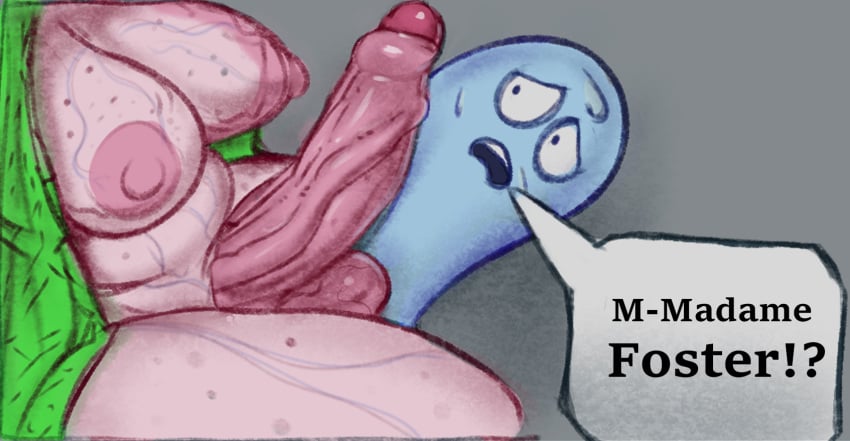 1futa big_breasts big_penis bloo bottomless breasts dubious_consent faceless faceless_character faceless_futanari foreskin foster's_home_for_imaginary_friends futa_on_male futanari gilf imminent_rape imminent_sex madame_foster mature_futa nomad_reverse old penis scared sitting sketch text uncut veiny_breasts veiny_penis