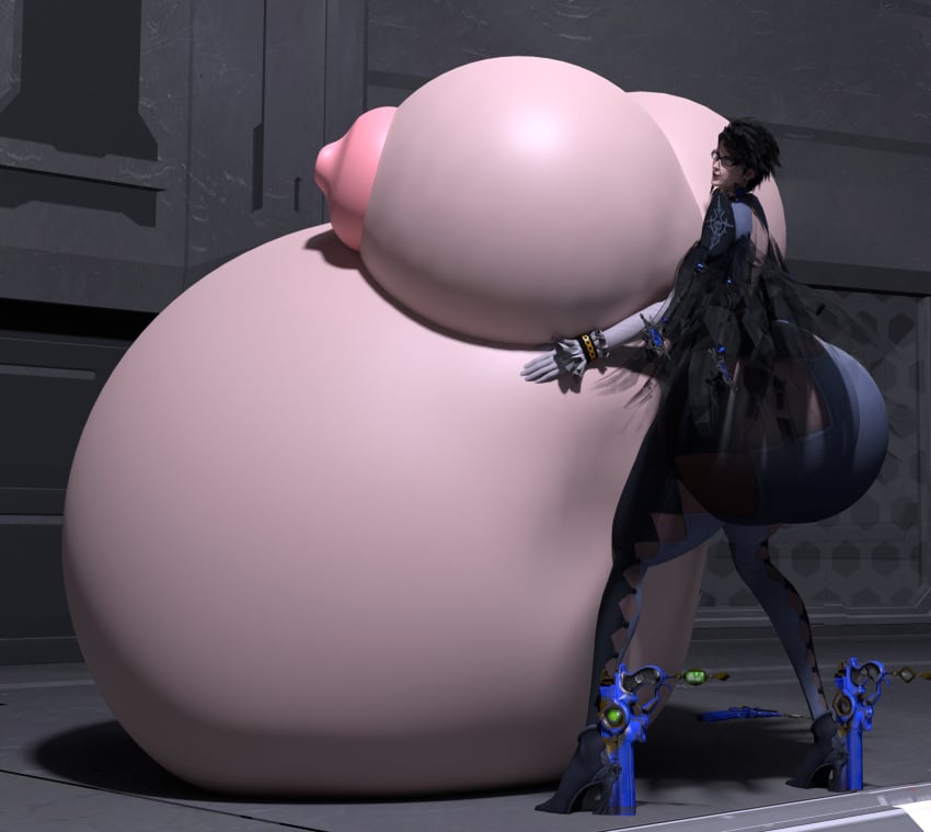 1girls 3d ass bayonetta bayonetta_(character) belly big_ass big_belly big_breasts black_hair breasts breasts_out clothing commission female female_only glasses guacamolemuffler high_heels huge_ass huge_belly huge_breasts hyper hyper_ass hyper_belly hyper_breasts hyper_pregnancy light-skinned_female light_skin milf partially_clothed pregnant ready_to_pop short_hair smile solo solo_female standing tagme