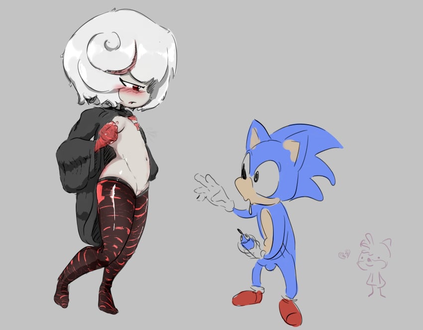 2022 american_sonic amy_rose bigger_female blue_body blue_skin blush broken_heart cryankiebuillar cuckquean dress_lift exposed_torso flat_chest footwear grey_hair handwear humanoid lifting_clothing masturbation netorare ntr red_eyes sage_(sonic_frontiers) sega shortstack sketch small_breasts sonic_(series) sonic_frontiers sonic_the_hedgehog tagme taller_girl thick_thighs thighhighs white_hair