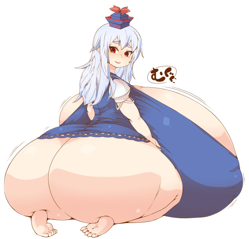 1girls ass_bigger_than_head ass_focus big_breasts breasts_bigger_than_body breasts_bigger_than_head breasts_bigger_than_torso cleavage_overflow dumptruck_ass enormous_ass enormous_breasts fat_ass gigantic_ass gigantic_breasts huge_ass huge_breasts hyper hyper_ass hyper_breasts keine_kamishirasawa long_hair looking_back massive_ass massive_breasts oukadan overflowing_breasts red_eyes tagme thick_thighs touhou wide_hips