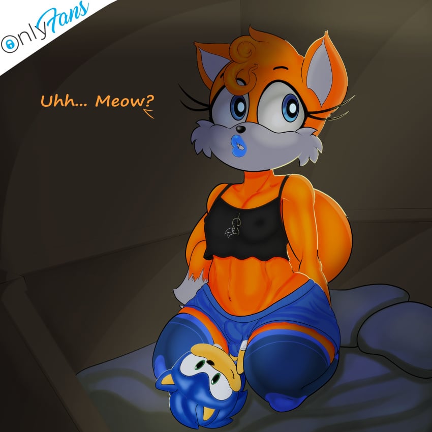 femboy feminine_male feminine_tails miles_prower plushie sega short_hair sonic_(series) sonic_the_hedgehog_(series) tails tails_the_fox whatanobody