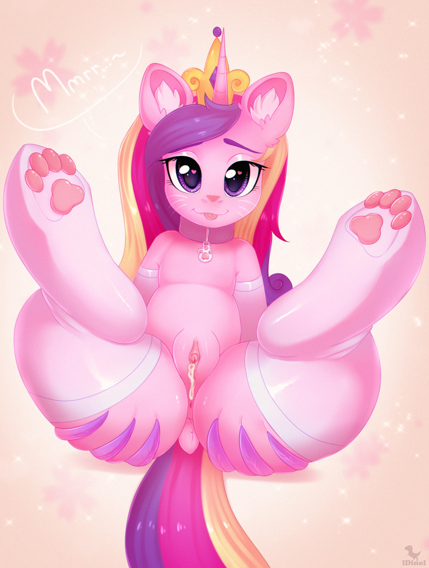 <3_eyes alicorn bodily_fluids cum cum_in_pussy cum_inside dinoalpaka equid equine female friendship_is_magic genital_fluids genitals hasbro heart hi_res horn mammal my_little_pony paw_socks princess_cadance_(mlp) pussy solo thick_thighs unicorn wings