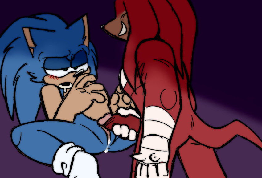 big_penis cuntboy cuntboy/male intersex intersex/male knuckles_the_echidna male_only meowwabae popc0rn_cat pussy pussy_juice sonic_(series) sonic_the_hedgehog sonic_the_hedgehog_(series) sonknux spread_legs vagina