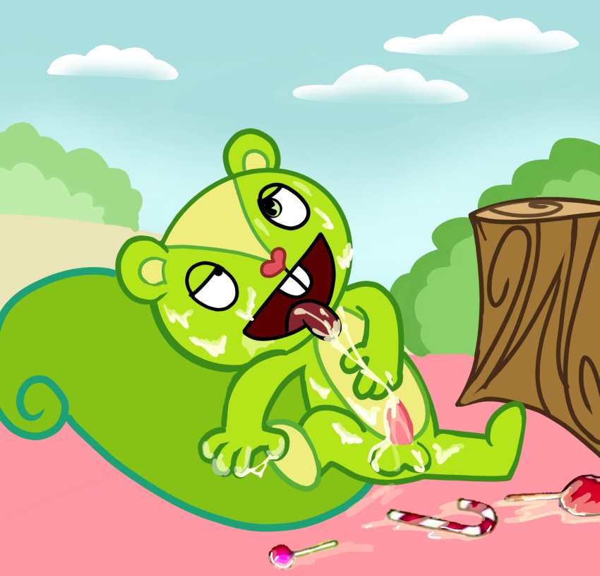 1boy happy_tree_friends nutty_(htf) semen