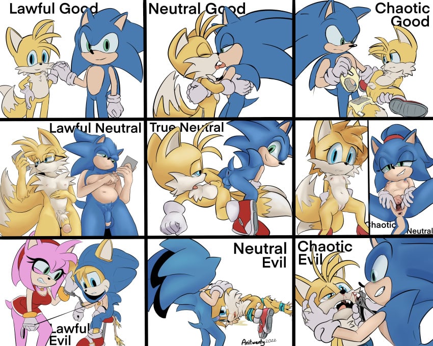 adult aged_up alignment_chart amy_rose anal anal_sex anitwenty blood cervix cub diaper dominant_female domination female fox french_kiss gape gay hedgehog holding_hands kissing leash_pull male nipple_piercing peehole peeing peeing_on_another rule_63 sonic_(series) sonic_the_hedgehog sonic_the_hedgehog_(series) spread_legs spread_pussy tails teeth tongue_kiss torture urethra urine watersports young