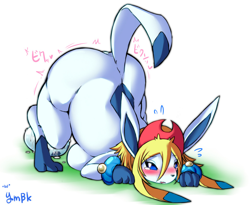 1girls alternate_species anthro ass big_belly blue_body blue_eyes blush breasts busty_feral eeveelution egg egg_laying female female_only glaceon hair heart irida_(pokemon) mammal naked nintendo nude pokémon_(species) pokemon pokemon_(species) pokemon_legends:_arceus solo solo_female video_games ymbk