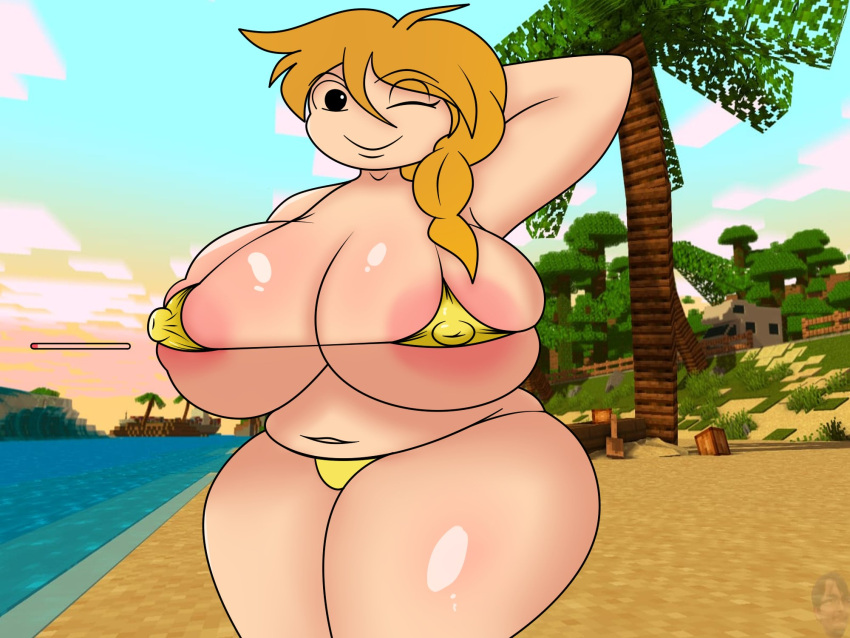 Alex (Minecraft) Rule 34 Image